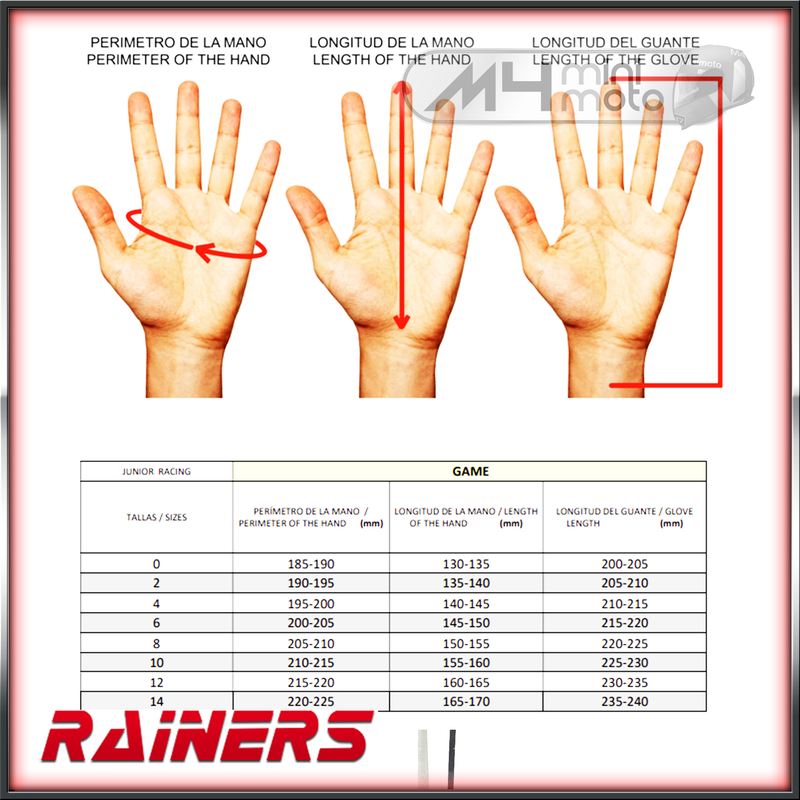 Load image into Gallery viewer, Rainers Game-F Junior Race Glove Black
